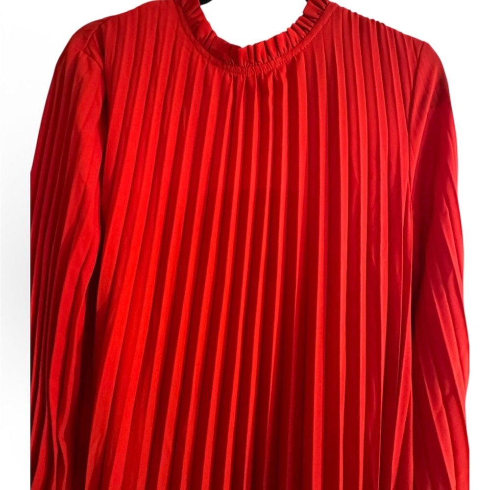 MOTF Vibrant Red Ruffled Dress - Picture 4 of 9
